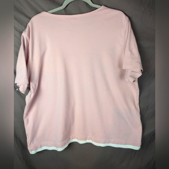 Alfred Dunner Vintage top in 2X with beads, quilting and embroidery details - Picture 9 of 12